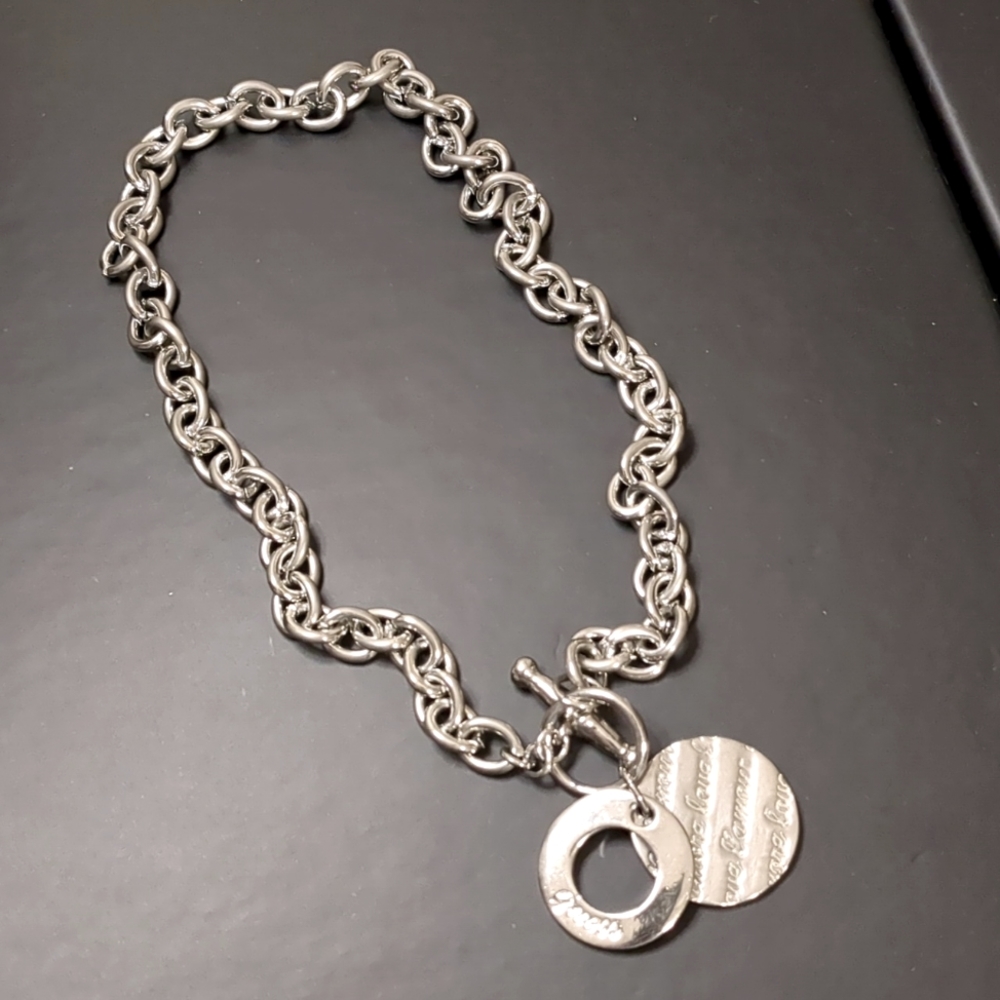 GUESS SILVER NECKLACE - Picture 6 of 6